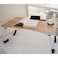 LINGWEI Beige-Foldable Laptop Lap Desk Notebook Table Dorm Desk Portable Computer Bed Table Tray Standing Bed Desk Breakfast Serving Bed Tray Notebook Computer Stand Reading Holder for Couch Floor