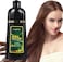 Augeas Hair Dye Shampoo for Gray Hair Augeo Instant Hair Color Shampoo 3 in 1 for Women and Men, Herbal Ingredients 100% Grey Hair Coverage 500ml (Dark Brown, )