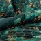 Luna Home Single Size 4 Pieces, Maroon Marble Design Duvet Cover Set