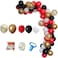 Lovely Vipgirl Diy Balloon Arch &amp; Garland Kit, 113Pcs Party Balloons Decoration Set, Gold Confetti Balloons &amp; Gold Red Black White Latex Balloons