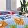 Sleep Night 3 Pieces Kids Compressed Comforter Set, Single Size 150 X 200cm Modern Printed Bedding Set For Girls And Boys, MultiColor