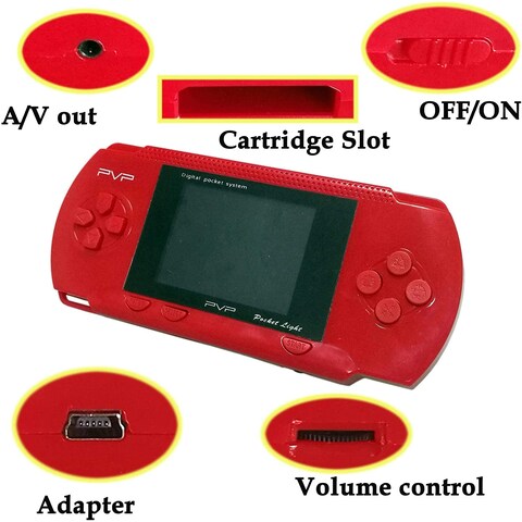 PVP Station Light 3000 With Mega Free Games, 2.7&quot; Full Color LCD Screen &ndash; Red