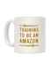 muGGyz Printed Ceramic Coffee Mug White