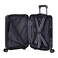 Eminent Hard Case Carry On Luggage Trolley Polycarbonate Alfred Front Loading Lightweight Business Travel Bag with Built in 2 Sided TSA Lock Laptop Compartment and USB Port Suitcase KK50M Dark Silver