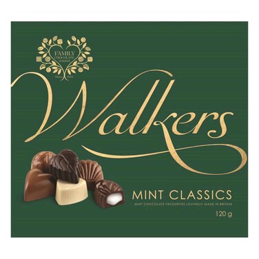 Walkers Mint Classic Milk Chocolate 120g