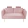 In House Rosela 2 In 1 Sofabed Velvet Upholstered - Light Pink