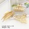 Aiwanto Elegant Fashion Hair Clips Hair Accessories Golden Hair Clip for Women's