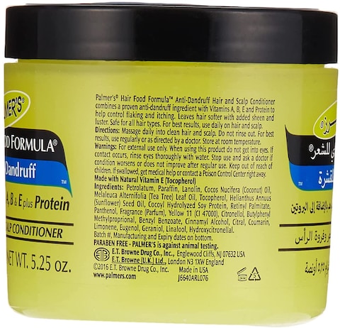 Palmer&#39;s Hair Food Formula Anti-Dandruff 150G