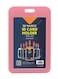 Masco 5-Piece Vertical ID Card Holder Pink