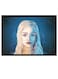 Spoil Your Wall Khaleesi Cartoon Poster With Frame Beige/Blue 55 x 40cm