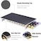Coffee Capsule Holder Box with Coffee Pods Storage Drawer Compatible for Nespresso Space-Saving Non-Slip Sound-Absorbing Holder 40 Capsules Capacity