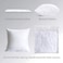 Hotel Linen Klub Cushion Filler Pack Of 4Pcs- Fabric: Non Woven, Filling 300Grams Non Siliconized Fiber - Size : 40 X 40cm