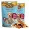 Dog Fest Rabbit Ears With Chicken for Puppies ,Dog Treats - 90g (3.17oz), Brown