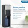 Krome Bottom Loading Water Dispenser, Hot, Cold And Normal Water, Floor Standing, Made With SUS 304 Tank And Food-Grade Silicone Gel Tube, Child Lock For Hot Water, Silver &amp; Black, KR-WDBL 3TB