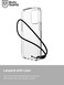 BodyGuardz Carve designed for iPhone 15 Pro case cover with 16 feet Drop Protection with Lanyard - Clear