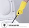 ZALCOON Household Rubber cleaning gloves yellow Large for Household,Reuseable dishwashing gloves for Kitchen.