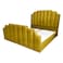 In House Taj Velvet Bed Frame - King - 200x200 cm - Gold