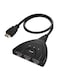 Generic 3-Port HDMI Auto Switch Splitter Switcher Hub Black