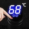 Generic-500ml Vacuum Cup LED Temperature Display Water Bottle Stainless Steel Double Wall Insulated Cup Intelligent Travel Cup Coffee Mugs Intelligent Vacuum Cup
