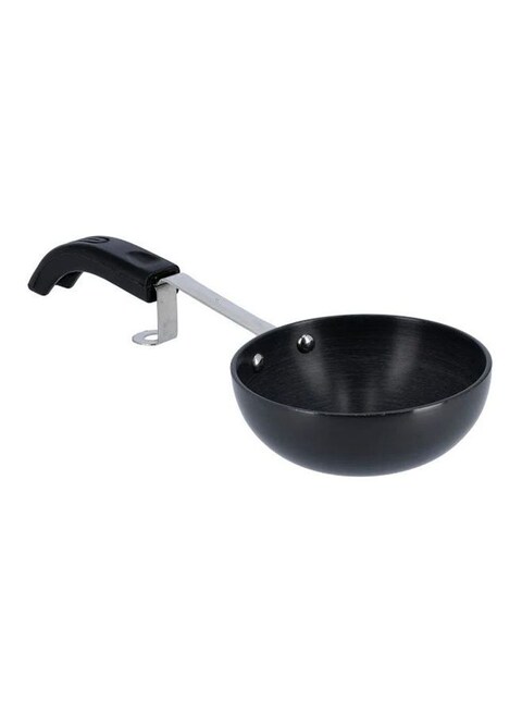 Delcasa Aluminum Anodized Tadka Pan Black/Silver 11cm