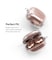 Ringke - Hinge Case Designed for Galaxy Buds Live (2020) Case Hard Shell Protective Cover with Keychain Carabiner - Clear