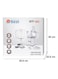 Techno Best Food Processor, 600W, BFP-002, White