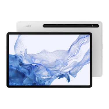 سامسونج جالاكسي تاب S8 Plus - شاشة 12.4 بوصة 256 جيجابايت/8 جيجابايت شريحة واحدة بشبكة الجيل الخامس - فضي