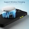 Remson Mag-X Phone Grip Finger Strap Magnetic Phone Kickstand with Silicone Strap Compatible for iPhone 14, 13 Pro/Max/Plus (Black/Neon Green)