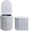 Jjone Portable Folding Toilet, Upgrade Camping Toilet, Potty Car Toilet For Camping, Hiking, Trips, Construction Sites
