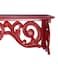 Wooden Twist Wooden Wall Decor Floating Wall Shelf Rack/Bracket Red