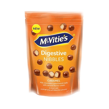 Mcvities Nibbles Chocolate Digestive Caramels 120GR