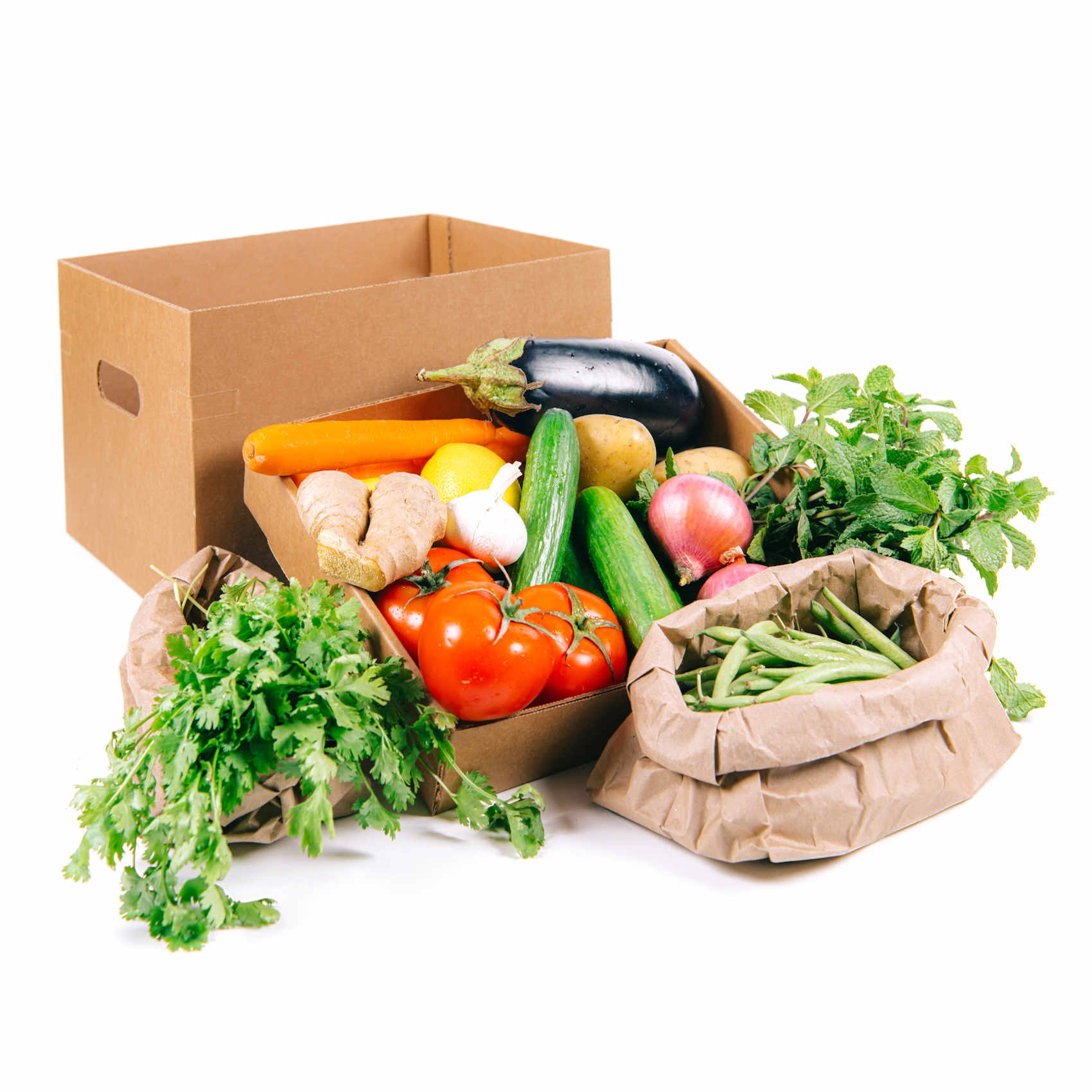 Buy Fresh Vegetables Box (Small) Online | Carrefour UAE