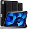 TRON Case For iPad Air 4th/5th Generation 10.9 inch (Model 2020/2022) [with Pencil Holder] Slim Protective Smart Cover Cases with Trifold Stand and Auto Sleep/Wake Black