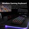 Redragon Wireless Mechanical Gaming 60% Compact, 70 Key Tenkeyless, RGB Backlit Computer Keyboard With Red Switches For Windows PC Gamers