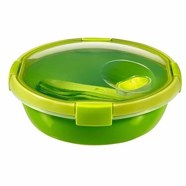كيرفر تو جو علبة حفظ طعام دائرية - 1 لتر - اخضر