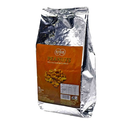 Nutfields Dry Roasted And Salted Peanuts 500g