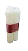 SARVAH-3Pcs Pillar Candle Set - Ivory - Large - 3.75Cm X 20Cm