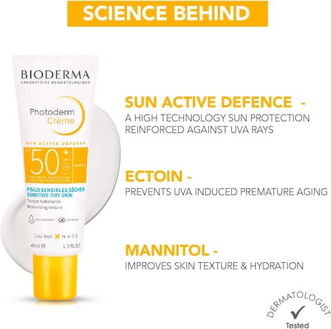 Bioderma Photoderm Max SPF 50+ Cream For Unisex, 1.3 OZ Cream