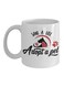 muGGyz Printed Ceramic Coffee Mug White 11Ounce