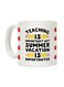 muGGyz World's Best Guidance Counselor Printed Coffee Mug White/Black/Red 8x9.5x8centimeter