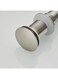 Generic 1 5/8" Bathroom Faucet Vessel Vanity Sink Pop Up Drain Assembly Stopper With Overflow Cupc Lead-Free Without Overflow Brushed Nickel