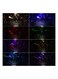 Generic Led Star Moon Night Projector Lamp Blue/White/Black 13X15X15cm