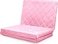Comfy Medicated Pink 90 x 180 x 7 cm Quilted Solid Foldable Mattress