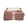 La Collection 4 Face Towels   30X30cm Dark Brown