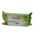 Buy Royal Classic Anti-Bacterial Germs Buster 80 Wet Wipes in UAE