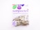 Sempertex 50pcs, 12'' Round Balloons, 12-Inch Latex Balloons, white sand