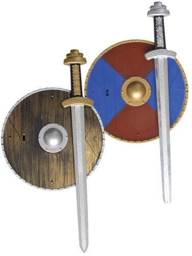 Smiffys Weapons Set with Sword and Shield