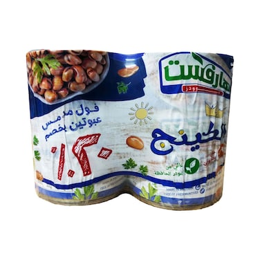 فول مدمس من هارفست، 400 جم - عبوة من 2