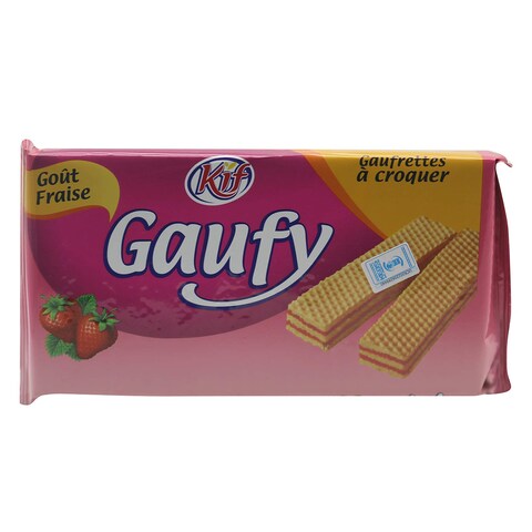 Kif Gaufy Strawberry Biscuits 80G