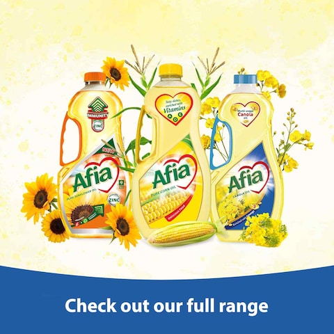 Afia Pure Canola Oil Enriched with Vitamin E Bottle of 1.5L